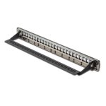 Imagen del producto Digitus Panel de conexiones modular 1U para conector Keystone, ideal para montaje en bastidor, SKU DN-91411-LF.