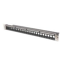 Imagen del producto Digitus Panel de conexiones modular 1U para conector Keystone, ideal para montaje en bastidor, SKU DN-91411-LF.