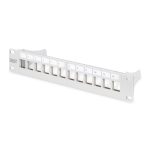 Imagen del panel de conexión modular Digitus de 8 puertos, SKU DN-91419. Ideal para sistemas de red eficientes y compactos.