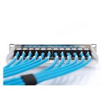 Imagen del panel de conexión modular Digitus de 8 puertos, SKU DN-91419. Ideal para sistemas de red eficientes y compactos.