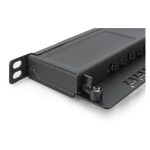 Imagen del Digitus CAT 6A Slim Patch Panel, blindado, con 8 puertos, de 0,5 U y 10 pulgadas, color negro. SKU: DN-91608S-SL-EA