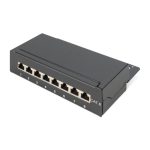 Digitus Panel de conexión de sobremesa CAT 6 de clase E apantallado, SKU DN-91608SD, ideal para conexiones de red de alta velocidad.