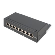 Digitus Panel de conexión de sobremesa CAT 6 de clase E apantallado, SKU DN-91608SD, ideal para conexiones de red de alta velocidad.