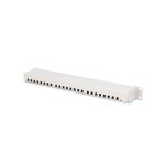 Digitus Panel de Conexión CAT 6A apantallado clase EA con SKU DN-91624S-EA, ideal para redes de alto rendimiento.