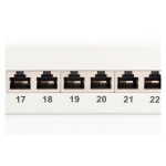 Digitus DN-91624S 1U Patch Panel con 24 puertos RJ45 para montaje en rack, SKU DN-91624S-EC