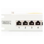 Digitus DN-91624S 1U Patch Panel con 24 puertos RJ45 para montaje en rack, SKU DN-91624S-EC