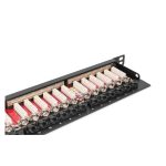 Digitus Panel de interconexión de alta densidad CAT 6A, clase EA, apantallado, SKU DN-91624S-SL-EA