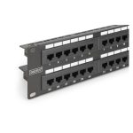 Digitus Panel de Conexión CAT 6 Clase E, modelo DN-91648U, ideal para alta velocidad de datos y redes avanzadas