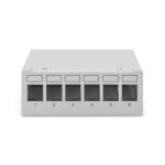 Digitus Panel de interconexión modular de sobremesa, apantallado, 6 puertos, SKU DN-93716