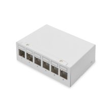 Digitus Panel de interconexión modular de sobremesa, apantallado, 6 puertos, SKU DN-93716