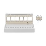 Digitus Panel de interconexión modular de sobremesa, apantallado, 6 puertos, SKU DN-93716