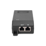 Digitus Inyector PoE+ Gigabit Ethernet, compatible con estándar 802.3at, proporciona 30W de potencia para dispositivos, SKU: DN-95103-3