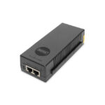 Inyector PoE+ Digitus con 10 Gigabit Ethernet, soporte para 802.3at y 30 W de potencia. SKU: DN-95108