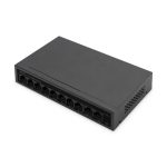 Conmutador Gigabit PoE de Digitus con 8 puertos PoE más 2 puertos adicionales, SKU DN-95357