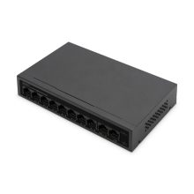 Conmutador Gigabit PoE de Digitus con 8 puertos PoE más 2 puertos adicionales, SKU DN-95357