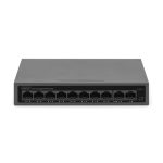 Conmutador Gigabit PoE de Digitus con 8 puertos PoE más 2 puertos adicionales, SKU DN-95357