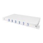 Imagen de la caja de empalme de fibra óptica Digitus, modelo equipado con conector SC, especificaciones OS2, SKU DN-96320/9
