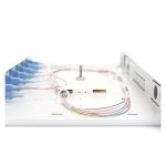 Imagen de la caja de empalme de fibra óptica Digitus, modelo equipado con conector SC, especificaciones OS2, SKU DN-96320/9