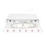 Digitus Caja de Empalme de Fibra Óptica, 1U, equipada con conectores LC y OM4, SKU DN-96330-4