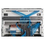 Imagen de la regleta de cepillos para cables Digitus de 483 mm (19 pulgadas), SKU DN-97660, ideal para armarios de red y gestión de cables.