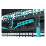 Digitus Panel de gestión de cables 1U con escobillas para armarios de 483 mm (19 pulgadas), SKU DN-97663