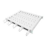 Estante Digitus con guía pasacables SKU DN-97680, fabricado en metal de alta resistencia para organización de cables en racks de servidores.