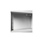 Digitus DN-W19 04U/450, armario rack de pared 4U en color gris claro, SKU DN-W19 04U/450
