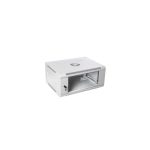 Digitus DN-W19 04U/450, armario rack de pared 4U en color gris claro, SKU DN-W19 04U/450