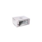 Digitus DN-W19 06U/450 armario rack de 6U para montaje en pared en color gris claro, ideal para equipos de red y servidores
