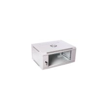 Digitus DN-W19 06U/450 armario rack de 6U para montaje en pared en color gris claro, ideal para equipos de red y servidores