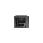 Digitus DN-W19 06U/450/B, armario rack 6U para montaje en pared, color negro, con 450mm de profundidad
