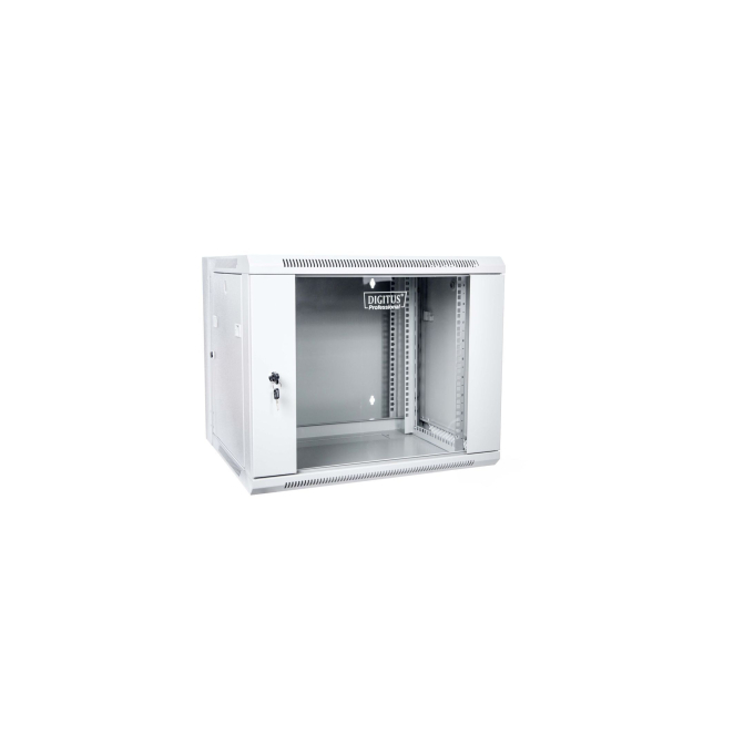Digitus DN-WD19 09U/550 armario rack 9U Bastidor de pared Gris 2 Digitus DN-WD19 09U/550 vista lateral