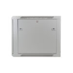 Armario rack para montaje en pared de la marca Digitus, modelo DN-WU19 09U/600, con capacidad de 9U, color gris y puerta de vidrio.