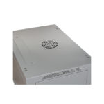 Armario rack para montaje en pared de la marca Digitus, modelo DN-WU19 09U/600, con capacidad de 9U, color gris y puerta de vidrio.