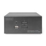 Digitus Conmutador KVM de 2 puertos con soporte para pantalla dual y resolución 4K HDMI, SKU DS-12860