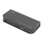 Conmutador KVM Digitus 2x1 HDMI con salida HDMI, USB, 4Kx2K a 60 Hz. SKU DS-12874