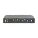 Conmutador KVM Digitus 2x1 HDMI con salida HDMI, USB, 4Kx2K a 60 Hz. SKU DS-12874