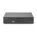 Digitus Conmutador KVM modelo DS-12891 con 4 entradas y 1 salida DisplayPort, conexiones USB
