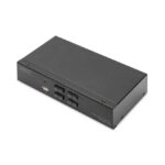 Digitus Conmutador KVM modelo DS-12891 con 4 entradas y 1 salida DisplayPort, conexiones USB