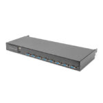 Imagen del Conmutador modular KVM de 8 puertos marca Digitus, modelo DS-72213, ideal para administrar múltiples servidores
