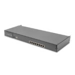 Digitus conmutador modular Cat.5 KVM, 8 puertos, modelo DS-72216. Dispositivo para conmutar múltiples computadoras.