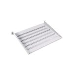 Cajón metálico para rack 1U de Digitus, modelo TN-19-350-1U-GY. Accesorio de bastidor para organización y almacenamiento.