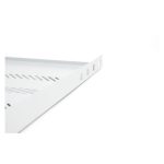 Accesorio de bastidor cajón metálico para rack de la marca Digitus, modelo TN-19-450-1U-GY.