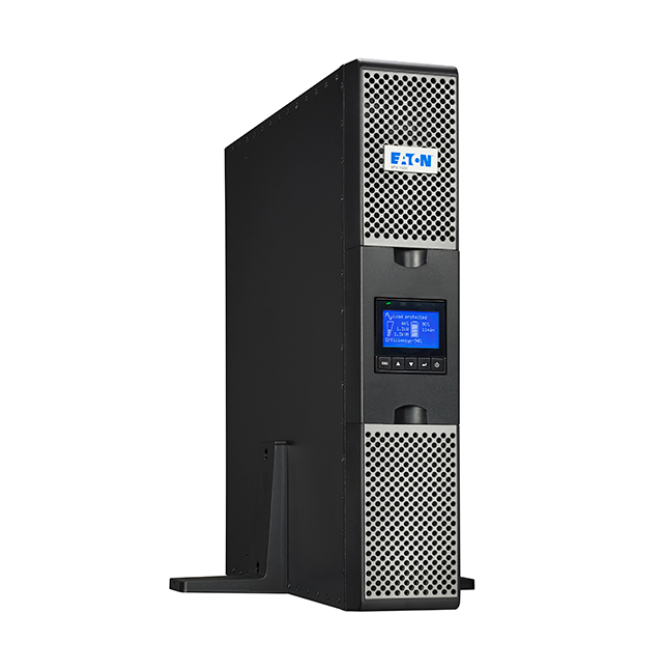 Eaton 9PX1500IRTM sistema de alimentación ininterrumpida (UPS) Doble conversión (en línea) 1,5 kVA 1500 W 8 salidas AC 1 Eaton 9PX1500IRTM - Vista frontal mostrando las 8 salidas AC