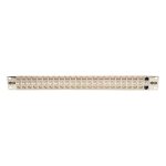 Panel de conexiones de alimentación Tripp Lite N254-048-SH-6A, Ethernet RJ45, blindado STP de 48 puertos para instalación en 1U de rack