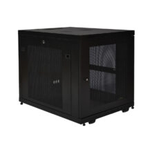 Gabinete Tripp Lite SR12UB de 12U, ideal para servidores, color negro, SKU SR12UB