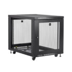Gabinete Tripp Lite SR12UB de 12U, ideal para servidores, color negro, SKU SR12UB