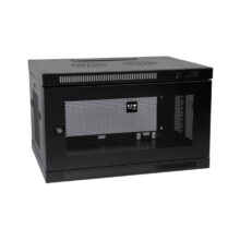 Gabinete de red Tripp Lite SRW6U Smartrack de 6U con diseño de bajo perfil y profundidad de switch, ideal para montaje en pared. SKU SRW6U
