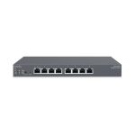 EnGenius ECS1008P switch gestionado L2 con 8 puertos Gigabit Ethernet (10/100/1000) y soporte de energía sobre Ethernet (PoE). SKU: ECS1008P