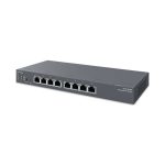 EnGenius ECS1008P switch gestionado L2 con 8 puertos Gigabit Ethernet (10/100/1000) y soporte de energía sobre Ethernet (PoE). SKU: ECS1008P